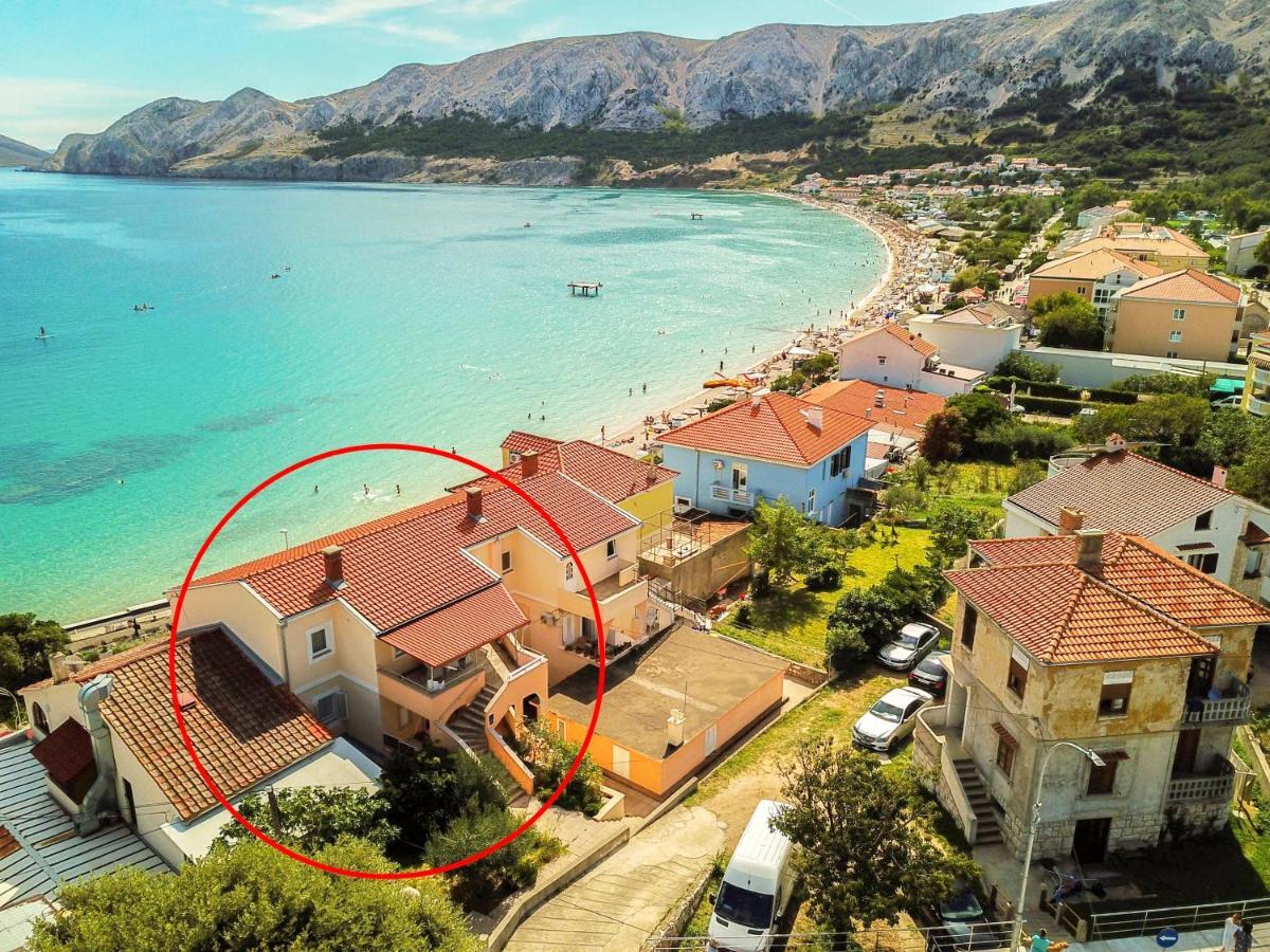 Apartment Bojan With Terrace And Sea View Башка Экстерьер фото